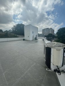 Impermeabilização, contra piso, piso e pintara terraço da "Casa da Mulher" em Madureira